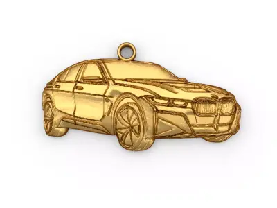 car pendant-06 printable jewelry 3D print model
