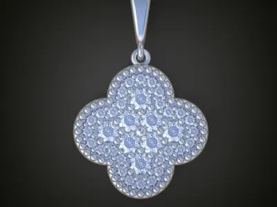 Pendant 3D model 0065 printable model 3D print model
