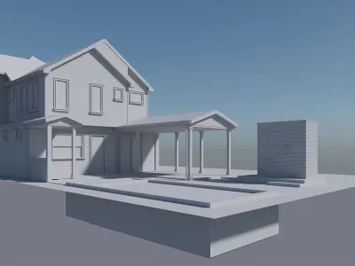 modern house 3D model