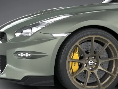 Nissan GT-R 2024 3D model