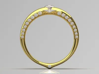 jewelry ring jr00172 3D print model