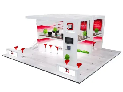 Booth Exhibition Stand a61 3D model