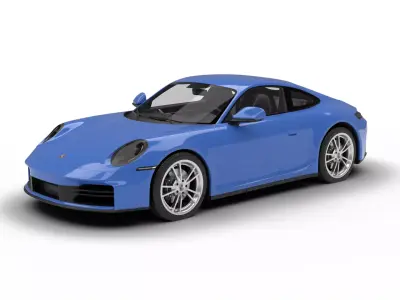 Porsche 911 Carrera 2025 3d model  3D model