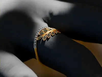 Print ready 3d Ring  3D print model