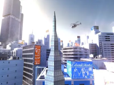 Triangles tower 3D print model