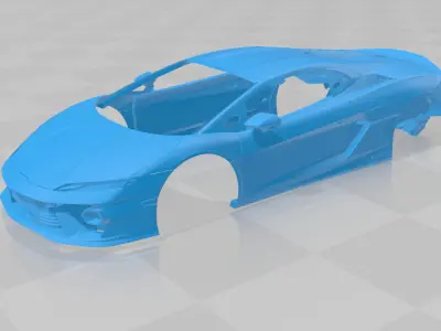 Temerario - Body Car STL Model 3D print model