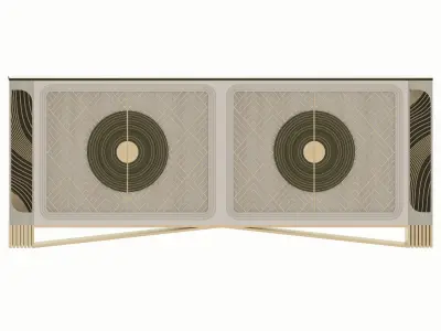  Celestial Crestwood Console Low-poly 3D model