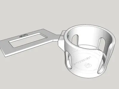 Dash-mounted Cupholder for Citroen C5 2008-2017 LHD and RHD 3D print model
