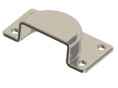 Furniture Roller Bracket 3D print model