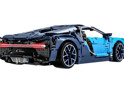 Designer LEGO TECHNIC Bugatti Chiron 3599 parts 3D model