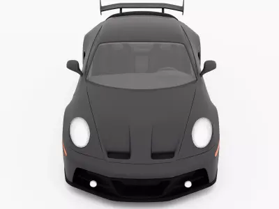 Sport Car Low-poly 3D model