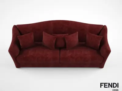 Fendi Casa Faubourg Sofa 3D model