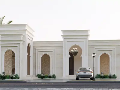 classic mix modern facet design  Low-poly 3D model