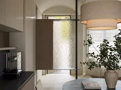 Living Room and Kitchen Scene for Cinema 4D and Octane Render 3D model