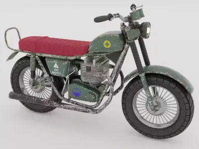 motorcycle 3D model