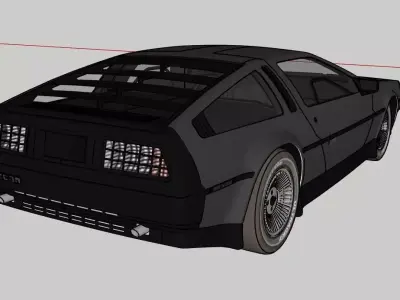 DELOREAN DMC-12 3D model