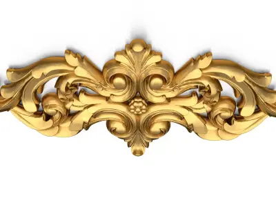 carved classic decorative ornament cnc 3d printing stl 42 3D model