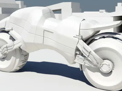 Panther X Scifi 3D Concept Bike 3D model