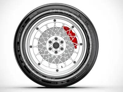 Wheel v9 3D model