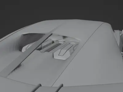 Bugatti Chiron Pur Sport 3D print model
