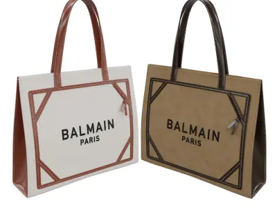 Balmain B Army Shopper Tote Bag Low-poly 3D model