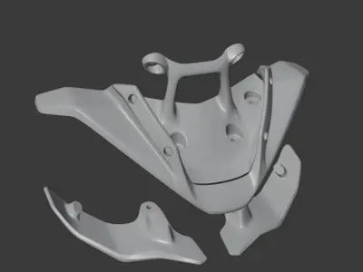Windshield speed triple 1200 rs 3D print model