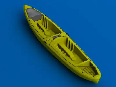 kayak inflatable 3D print model