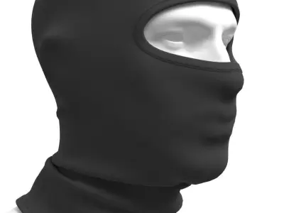 Balaclava - Marvelous Designer 3D model