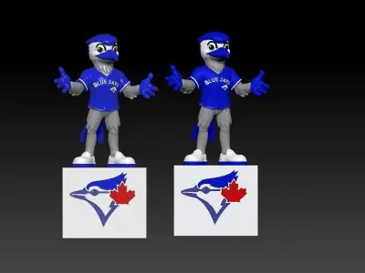 MLB - Toronto Blue Jays mascot statue - 3d print 3D print model