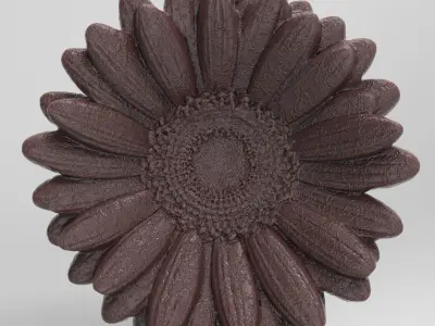 flower cnc model 5  3D print model