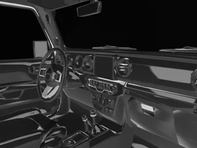 Jeep Wrangler 2021  3D model