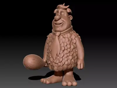 Fred Flintstone 3D print model