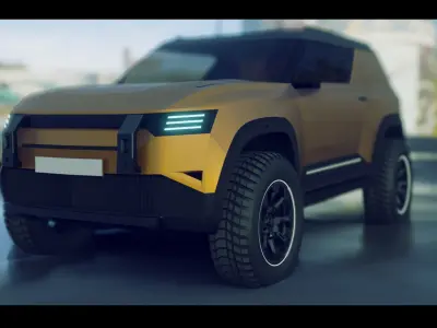 SUV 4x4 Model TS 01 3D model