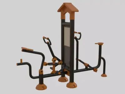 Playground Sport Equipment - 06 3D model