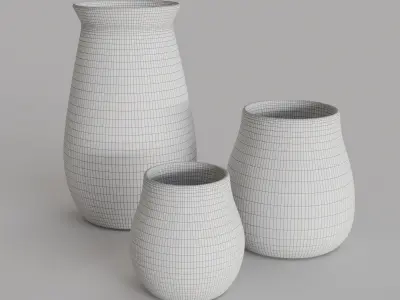 Ceramic Vases Free 3D model