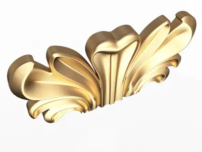 Carved Corbel 01 Low-poly 3D model