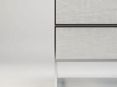 Nightstand - Cabinet - Caracole - Side table  Low-poly 3D model