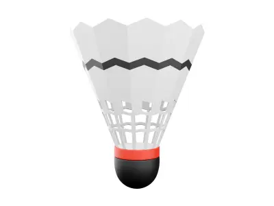 3d  badminton icon 3D model