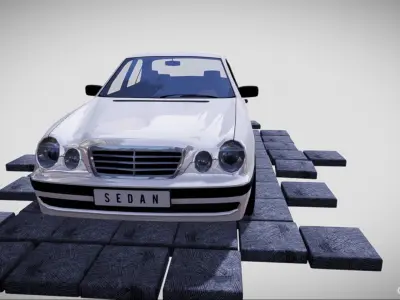 Classic Sedan 3D Model 3D model