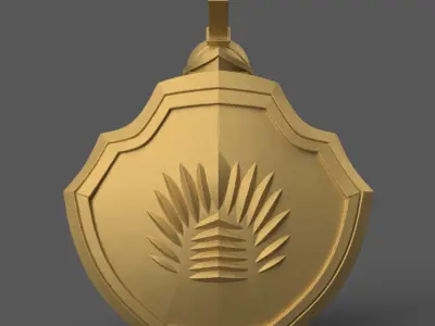 Spartan Warrior Shield 3D print model