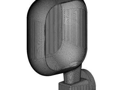 Bus Mirror Cover 3D print model