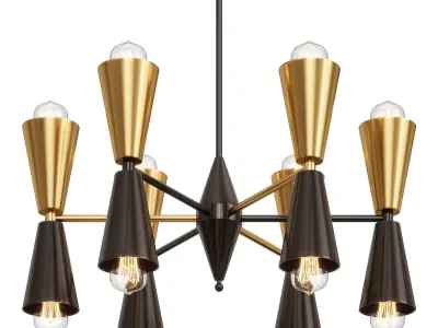 BARBELL Chandelier  3D model