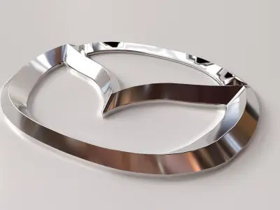 mazda logo 3D model V2