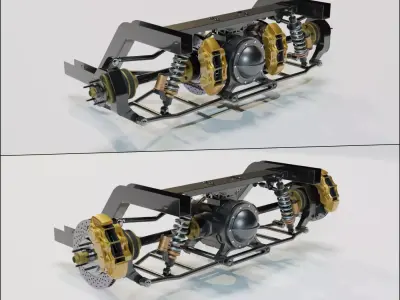 Racing Rear car truck suspension pack