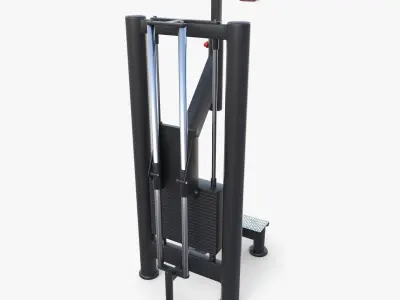 Standing calf machine 3D model