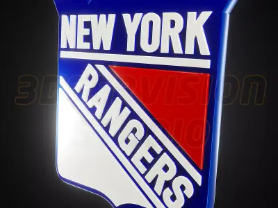 New York Rangers  logo - Cinematic - 3D print 3D model