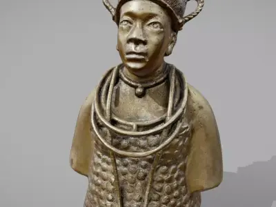 Oloi Bust Low-poly 3D model