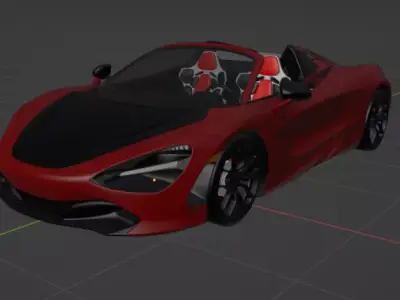 Mclaren 720s Spider 3D model by daniel-ciocarlan