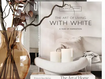 Decorative Set 242 Low-poly 3D model