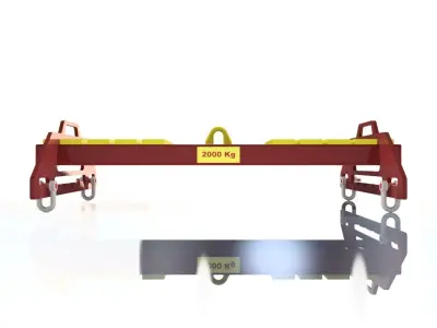 2500 Kg forklift attachment 3D model